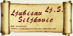 Ljubisav Šiljković vizit kartica